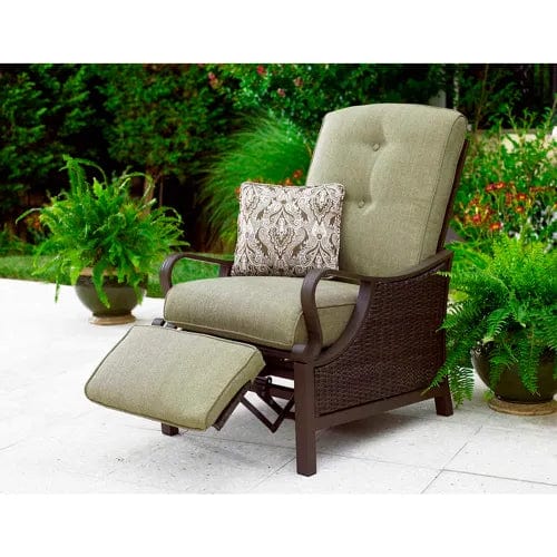 Centerline Dynamics Outdoor Seating Ventura Outdoor Luxury Recliner with Pillow