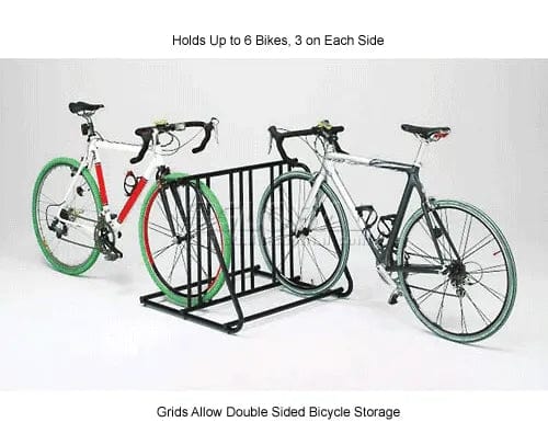 Centerline Dynamics Outdoor Structures & Storage Lite Bike Storage- 6 Bike Double Sided