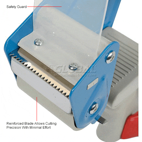 Centerline Dynamics Packaging Tape Heavy-Duty Handheld Tape Dispenser W/ Adjustable Tape Brake, 2"W