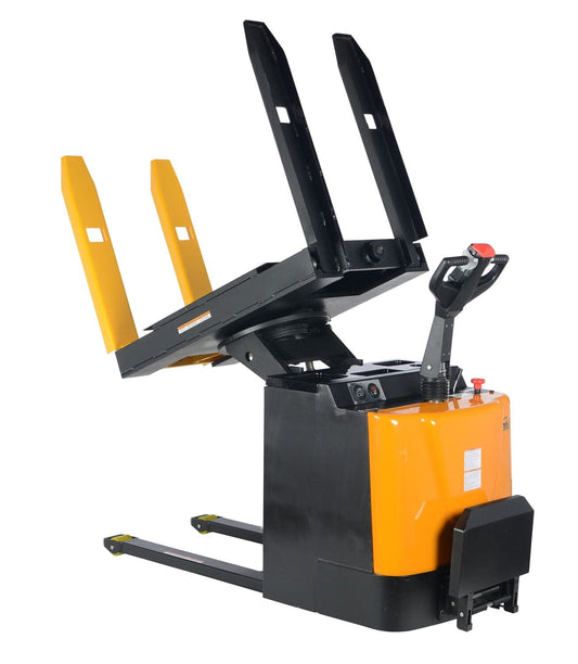 Centerline Dynamics Pallet Inverters Vestil Steel Portable Pallet Inverter Low Profile 32 In. to 54 In. Fork Opening 3000 Lb. Capacity