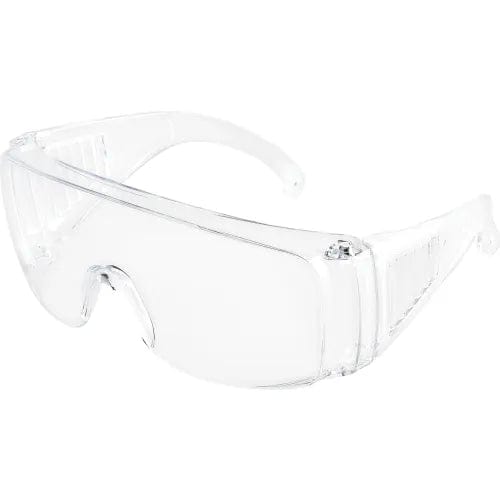Centerline Dynamics Personal Protective Equipment Global Industrial™ OTG Visitor Safety Glasses, Clear Frame - Pkg Qty 12