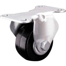 Centerline Dynamics Plate Casters Colson® Low-Profile Rigid Plate Caster 2-1/2" Polyolefin Wheel 175 Lb. Capacity