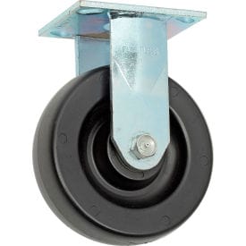 Centerline Dynamics Plate Casters Faultless Rigid Plate Caster 3461-6 6" Polyolefin Wheel