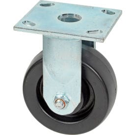 Centerline Dynamics Plate Casters Faultless Rigid Plate Caster 3461S-5 5" Polyolefin Wheel