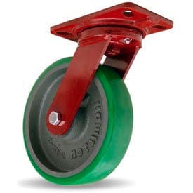 Centerline Dynamics Plate Casters Hamilton® Heavy Service Swivel 8 x 2 Duralast Ball 1500 Lb. Caster