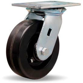Centerline Dynamics Plate Casters Hamilton® Vanguard Cold Forged Swivel 6 x 2 Plastex Roller 1200 Lb. Caster