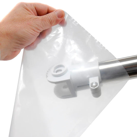 Centerline Dynamics Poly Bags Layflat Poly Bags, 8"W x 28"L, 4 Mil, Clear, 500/Pack
