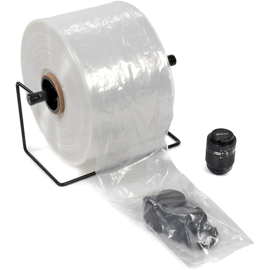 Centerline Dynamics Poly Bags Low Density Poly Tubing, 8"W x 3000'L 2 Mil, Clear, 1 Roll