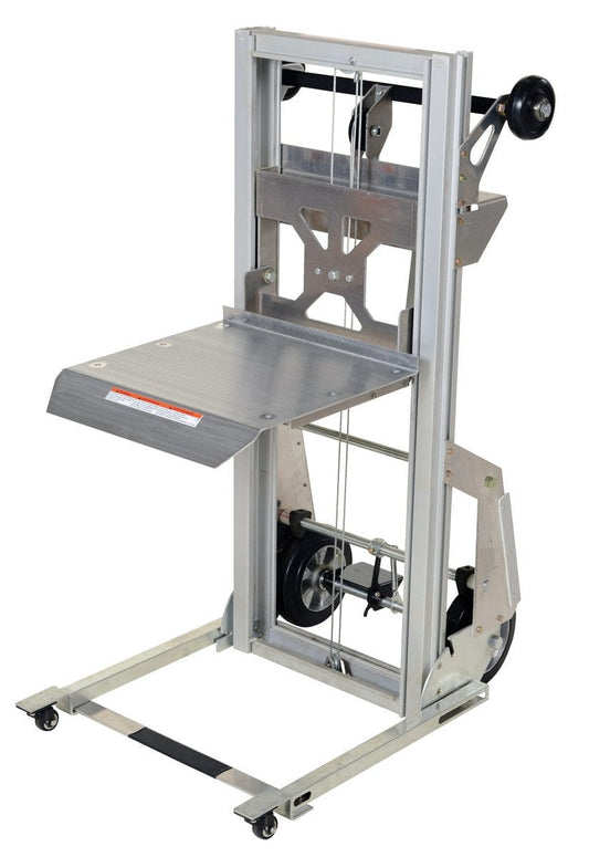 Centerline Dynamics Portable Load Lifters Vestil Aluminum Portable Load Lifter 32-7/16 In. x 12-1/8 In. x 44-15/16 In. 200 Lb. Capacity