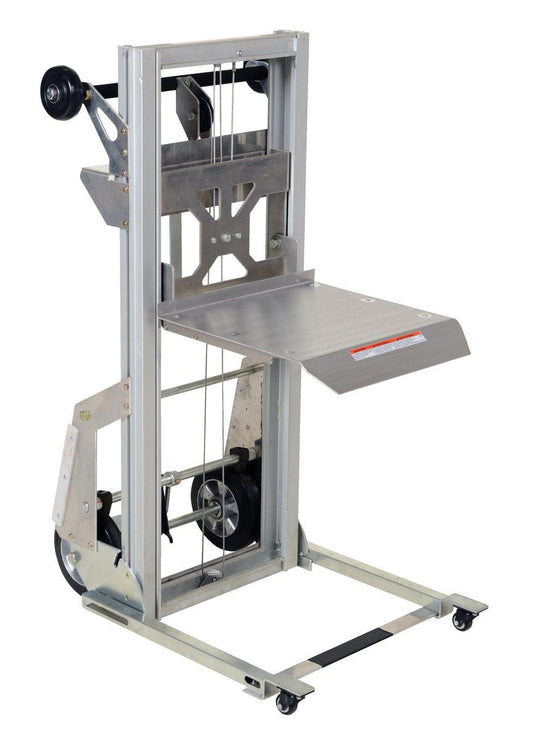 Centerline Dynamics Portable Load Lifters Vestil Aluminum Portable Load Lifter 32-7/16 In. x 12-1/8 In. x 44-15/16 In. 200 Lb. Capacity