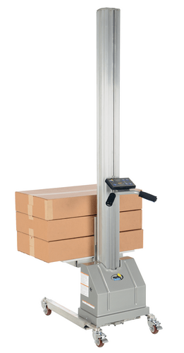 Centerline Dynamics Portable Load Lifters Vestil Aluminum Quick Lift DC Powered 72 In. Raised Height 125 Lb. Capacity