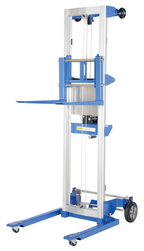 Centerline Dynamics Portable Load Lifters Vestil Aluminum/Steel Adjustable Straddle Manual Hand Winch Lift Trucks 350 Lb. Capacity