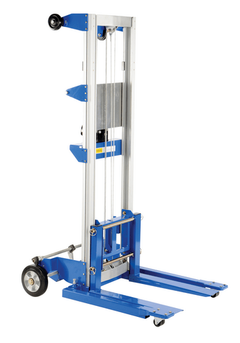 Centerline Dynamics Portable Load Lifters Vestil Aluminum/Steel Adjustable Straddle Manual Hand Winch Lift Trucks 400 Lb. Capacity