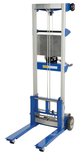 Centerline Dynamics Portable Load Lifters Vestil Aluminum/Steel Fixed Straddle Manual Hand Winch Lift Trucks 500 Lb. Capacity