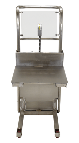 Centerline Dynamics Portable Load Lifters Vestil Partially Stainless Steel Foot Pump Hefti-Lift 36 In. x 52-1/8 In. 450 Lb. Capacity