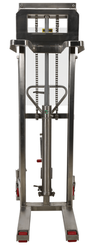 Centerline Dynamics Portable Load Lifters Vestil Stainless Steel Portable Hand Pump Hefti-Lift 48 In. x 74 In. 800 Lb. Capacity