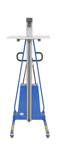 Centerline Dynamics Portable Load Lifters Vestil Steel DC Powered Work Positioner 34-1/4 In. x 23-5/8 In. x 70-1/2 In. 330 Lb. Capacity