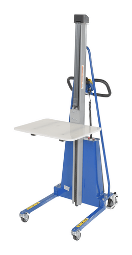 Centerline Dynamics Portable Load Lifters Vestil Steel DC Powered Work Positioner 34-1/4 In. x 23-5/8 In. x 70-1/2 In. 330 Lb. Capacity