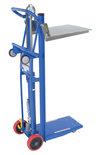 Centerline Dynamics Portable Load Lifters Vestil Steel Hydra Lift Cart 20 In. x 21-3/8 In. 750 Lb. Capacity