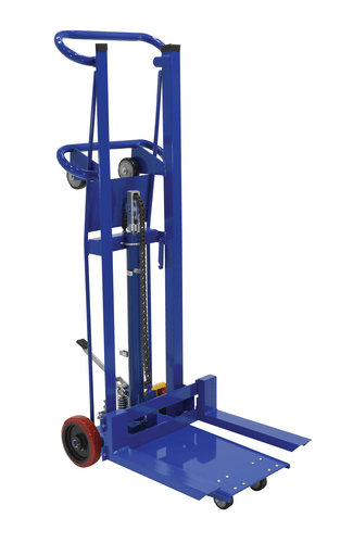 Centerline Dynamics Portable Load Lifters Vestil Steel Hydra Lift Cart with Forks 22 In. x 20 In. 750 Lb. Capacity
