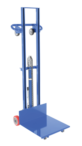 Centerline Dynamics Portable Load Lifters Vestil Steel Lite Load Lift With Foot Pump and Fixed Wheels 20 In. x 20 In. Platform 400 Lb. Capacity