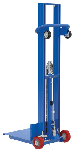 Centerline Dynamics Portable Load Lifters Vestil Steel Lite Load Lift With Foot Pump, Fixed Wheels and Wheel Lock 20 In. x 20 In. Platform 400 Lb. Capacity