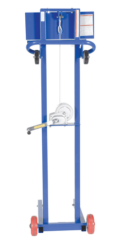 Centerline Dynamics Portable Load Lifters Vestil Steel Lite Load Lift With Winch and Fixed Wheels 20 In. x 20 In. Platform 400 Lb. Capacity
