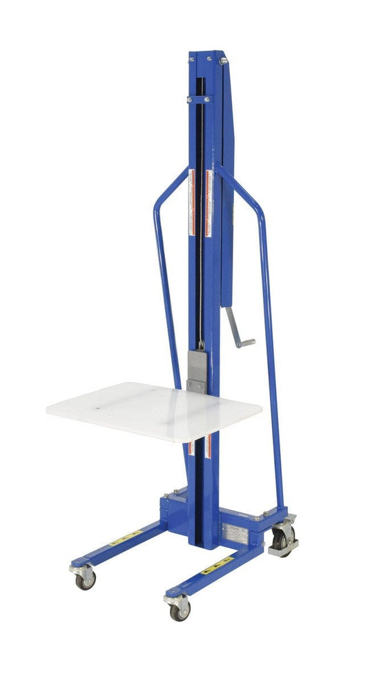Centerline Dynamics Portable Load Lifters Vestil Steel Manual Work Positioner 33 In. x 23-3/4 In. x 72 In. 220 Lb. Capacity