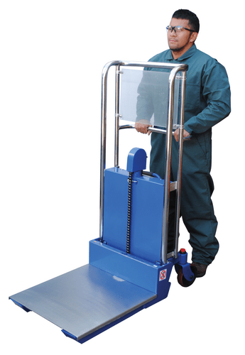 Centerline Dynamics Portable Load Lifters Vestil Steel Portable Foot Pump Hefti-Lift 41 In. x 54 In. 880 Lb. Capacity