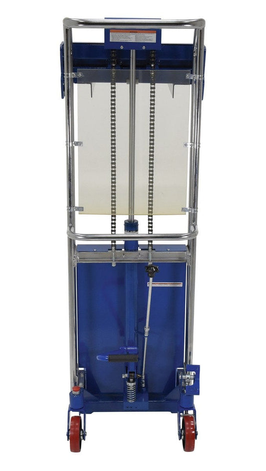 Centerline Dynamics Portable Load Lifters Vestil Steel Portable Foot Pump Hefti-Lift 41 In. x 69 In. 880 Lb. Capacity