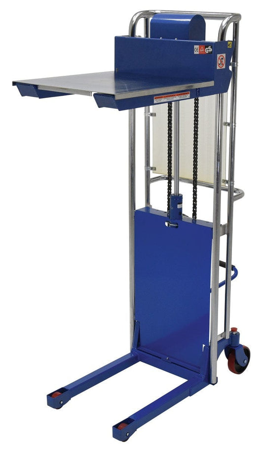 Centerline Dynamics Portable Load Lifters Vestil Steel Portable Foot Pump Hefti-Lift 41 In. x 69 In. 880 Lb. Capacity