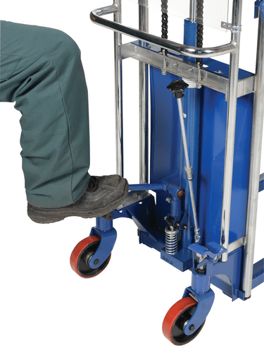 Centerline Dynamics Portable Load Lifters Vestil Steel Portable Foot Pump Hefti-Lift 57 In. x 69 In. 300 Lb. Capacity