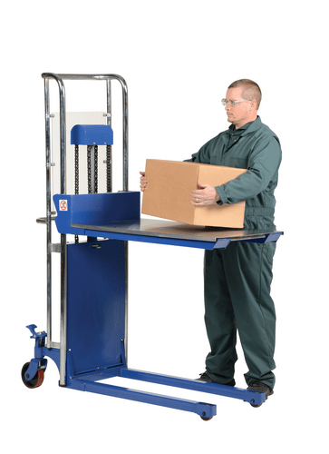 Centerline Dynamics Portable Load Lifters Vestil Steel Portable Foot Pump Hefti-Lift 57 In. x 69 In. 300 Lb. Capacity