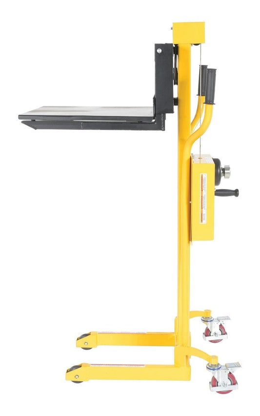 Centerline Dynamics Portable Load Lifters Vestil Steel Portable Hand Winch Lifter 330 Lb. Capacity