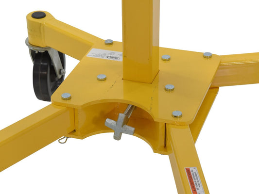 Centerline Dynamics Portable Load Lifters Vestil Steel Portable Work Site Lift 500 Lb. Capacity