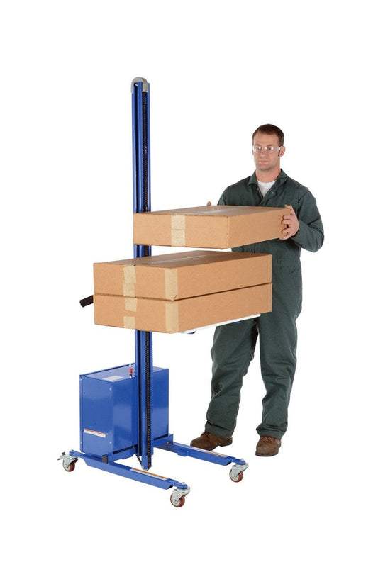Centerline Dynamics Portable Load Lifters Vestil Steel Quick Lift DC Powered 72 In. Raised Height 125 Lb. Capacity