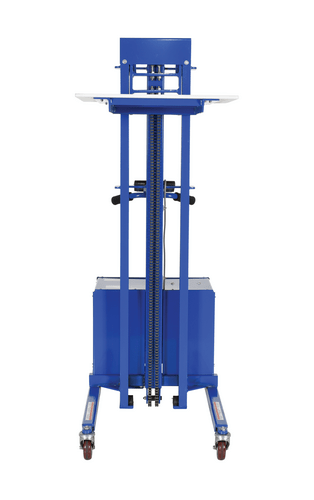 Centerline Dynamics Portable Load Lifters Vestil Steel Quick Lift DC Powered Lift 57 In. Raised Height 400 Lb. Capacity