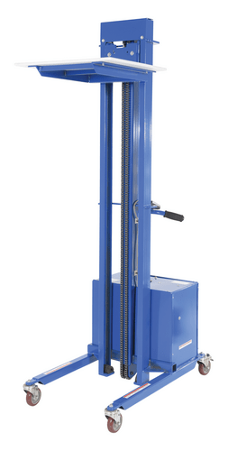 Centerline Dynamics Portable Load Lifters Vestil Steel Quick Lift DC Powered Lift 72 In. Raised Height 400 Lb. Capacity
