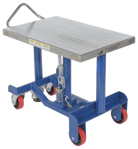 Centerline Dynamics Post Tables Steel Low Profile Post Lift Table 34 In. x 20 In. x 26 In. 1000 Lb. Capacity