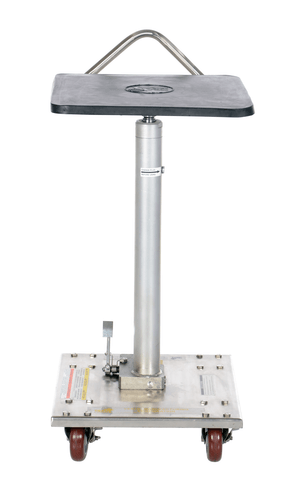 Centerline Dynamics Post Tables Vestil Partially Stainless Steel Hydraulic Post Table 16 In. x 16 In. 200 Lb. Capacity