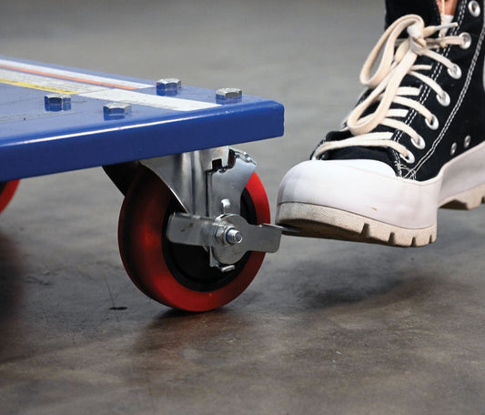 Centerline Dynamics Post Tables Vestil Steel 18" Round Top Hydraulic Post Table 200 Lb. Capacity