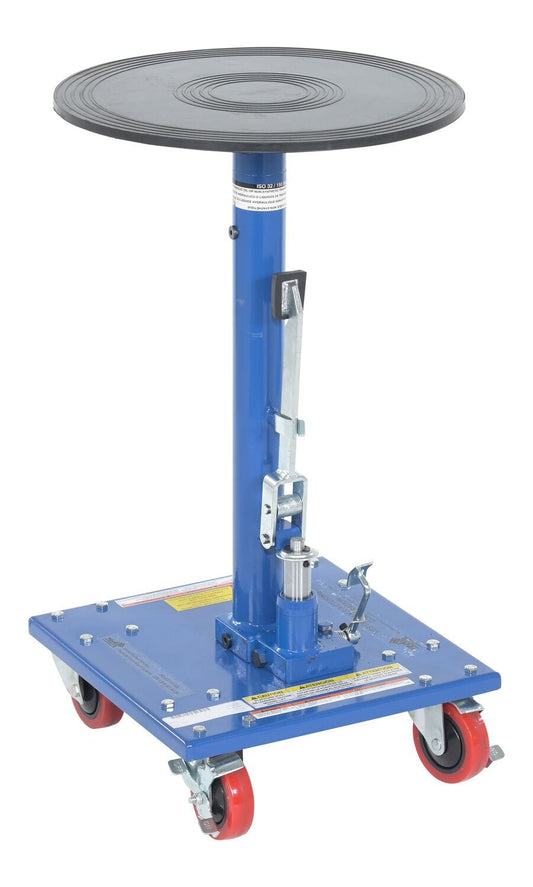 Centerline Dynamics Post Tables Vestil Steel 18" Round Top Hydraulic Post Table 200 Lb. Capacity