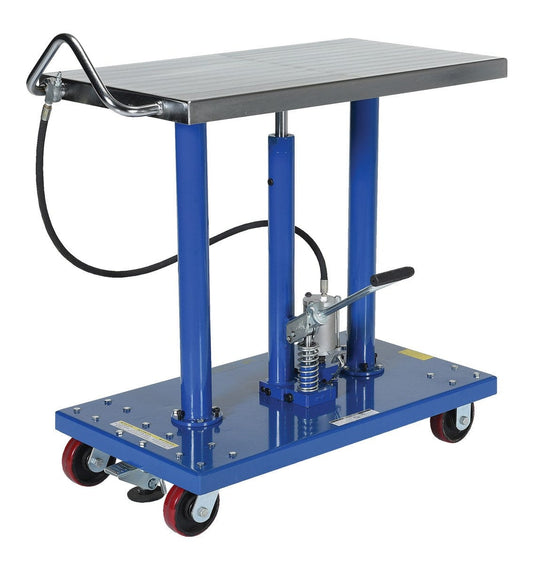 Centerline Dynamics Post Tables Vestil Steel Air Hydraulic Post Table 20 In. x 36 In. 1000 Lb. Capacity
