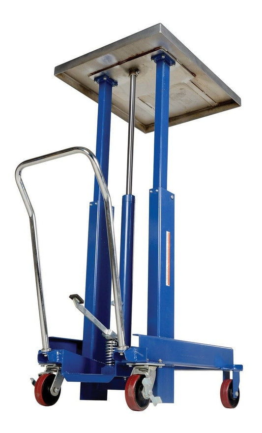 Centerline Dynamics Post Tables Vestil Steel Ergonomic Manual Die Table 24 In. x 30 In. Chrome Platform 2000 Lb. Capacity