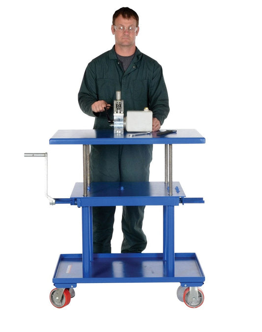 Centerline Dynamics Post Tables Vestil Steel High Profile Post Table 24 In. x 36 In. 2000 Lb. Capacity