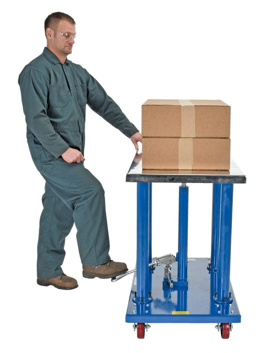 Centerline Dynamics Post Tables Vestil Steel Hydraulic Post Table 24 In. x 36 In. 2000 Lb. Capacity