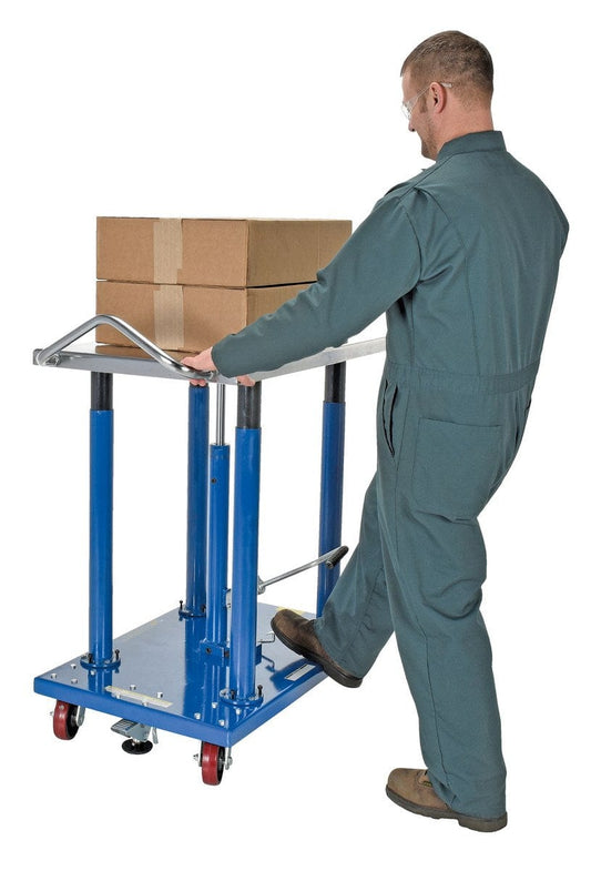 Centerline Dynamics Post Tables Vestil Steel Hydraulic Post Table 24 In. x 36 In. 2000 Lb. Capacity