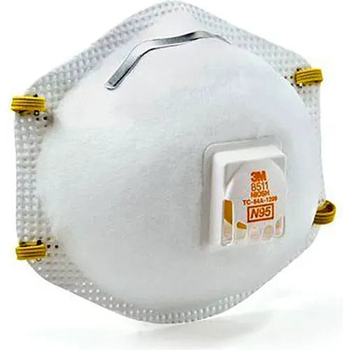 Centerline Dynamics PPE 3M™ 8511 N95 Disposable Respirator w/ Exhalation Valve, 10/Box