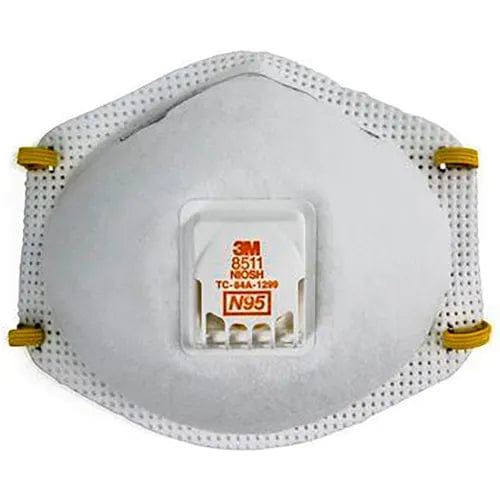 Centerline Dynamics PPE 3M™ 8511 N95 Disposable Respirator w/ Exhalation Valve, 10/Box