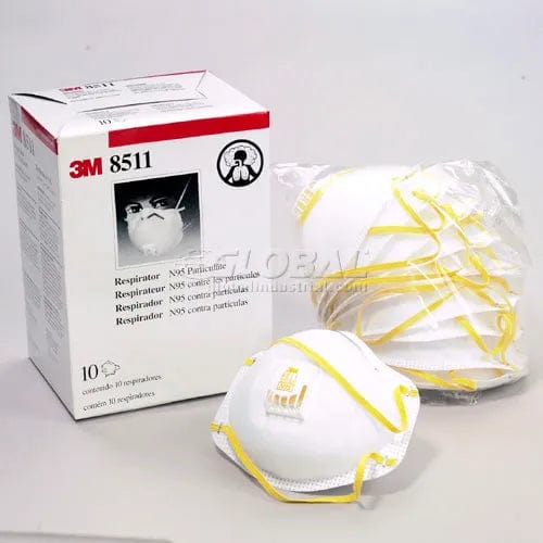 Centerline Dynamics PPE 3M™ 8511 N95 Disposable Respirator w/ Exhalation Valve, 10/Box